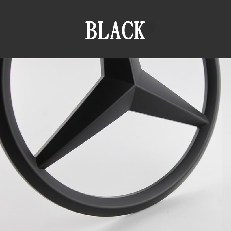 ABS Front Hood Logo Overlay Protector for A B C E CLA GLA GLC GLE GLS Class
