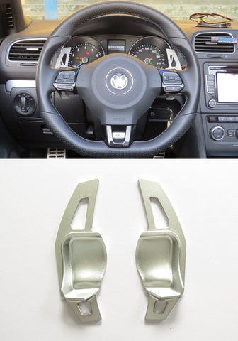Pinalloy Silver DSG Paddle Gear Shift Extension for VW Golf MK5 6 SEAT - Pinalloy Online Auto Accessories Lightweight Car Kit 