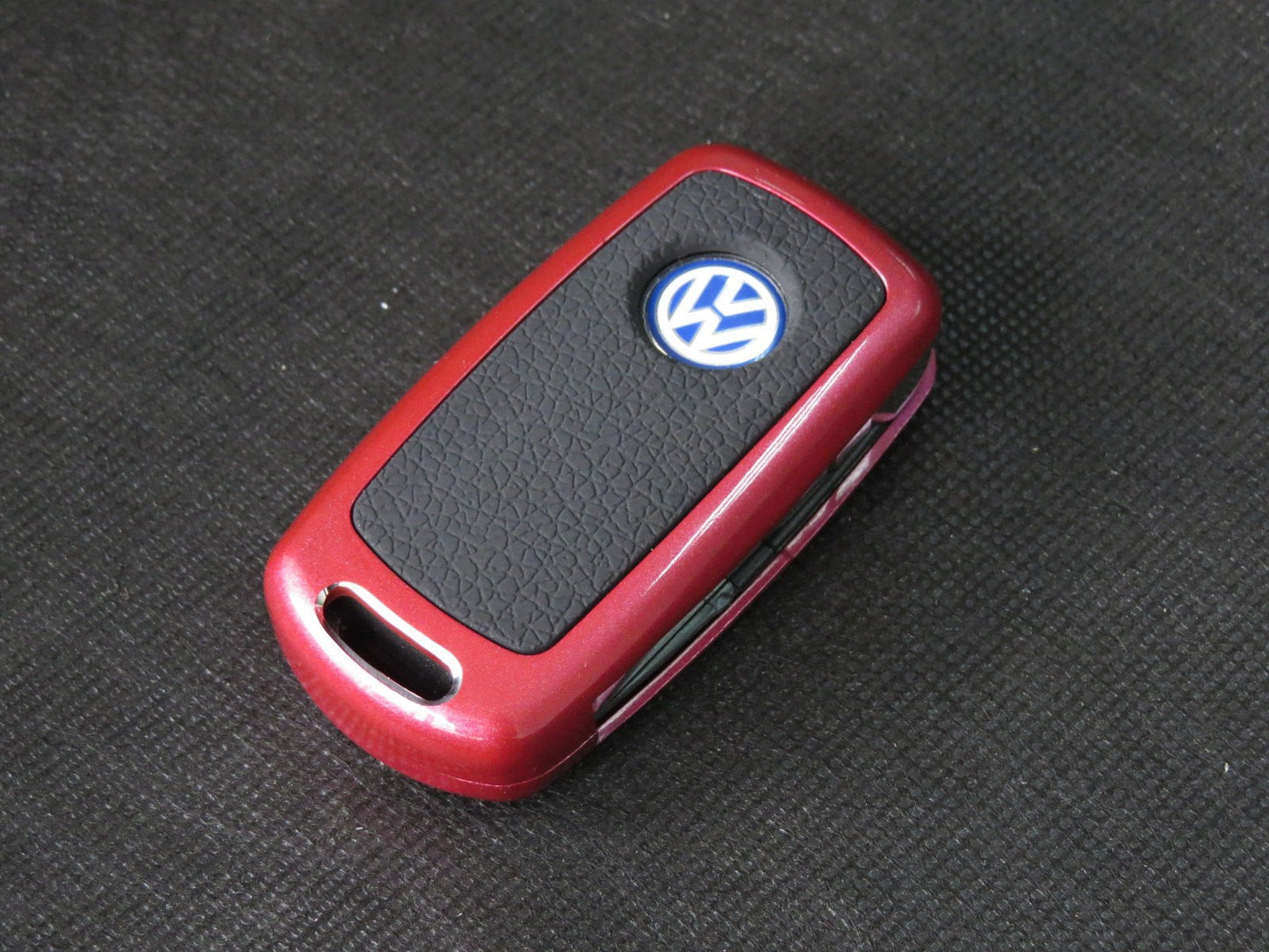 Deluxe Metal Remote Flip Key Cover Case Skin Shell for VW Volkswagen Seat Skoda - Pinalloy Online Auto Accessories Lightweight Car Kit 