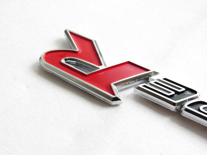 New Black & Red "TYPE-R" Chrome Plastic Emblem Badge for Honda - Pinalloy Online Auto Accessories Lightweight Car Kit 