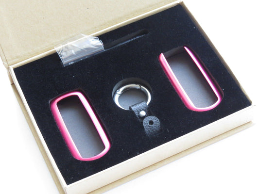 Pinalloy Red Metal Smart Remote Key Cover Case Shell for Universal Mazda - Pinalloy Online Auto Accessories Lightweight Car Kit 