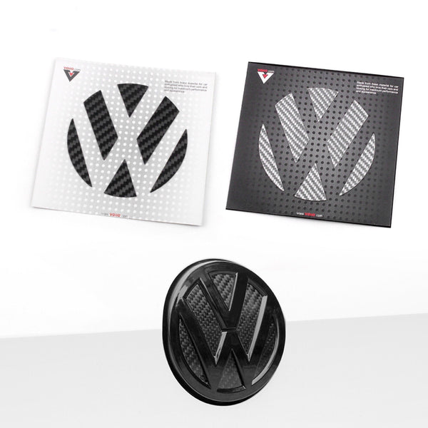 Pinalloy Front Badge Emblem Insert Carbon Fiber Sticker for Volkswagen VW MK7 Golf - Pinalloy Online Auto Accessories Lightweight Car Kit 
