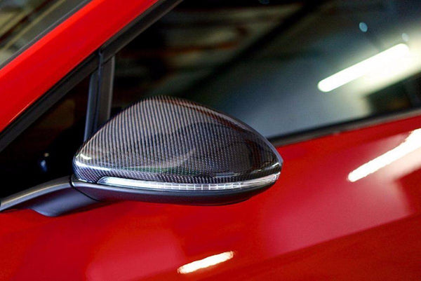 (Set of 2) Carbon Fiber Carbon Mirror Caps For VW Golf Mk7 GTI 2013-18