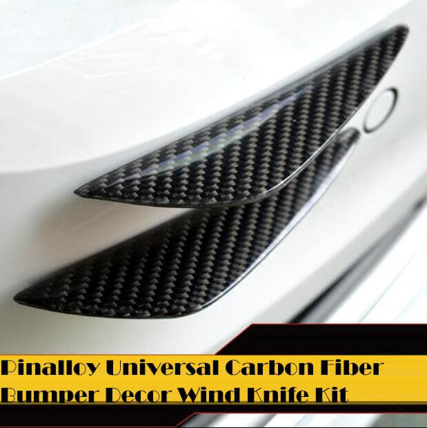(Set of 2) Pinalloy Best Carbon Fiber Mods Fin for VW MK7 Golf7