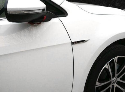 Pinalloy Emblem Chrome Stickers Motion Blade Side Mark Metal Labeling for Golf R MK6 7 7.5 - Pinalloy Online Auto Accessories Lightweight Car Kit 