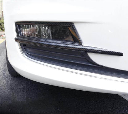 (Set of 2) Pinalloy ABS Real Carbon Fiber Fog Light Frame For Volkswagen VW MK7 Golf 7 - Pinalloy Online Auto Accessories Lightweight Car Kit 