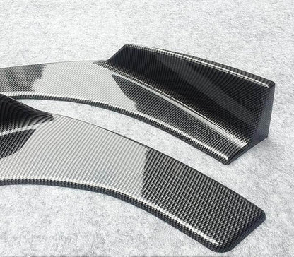 (Set of 2pcs) Pinalloy Universal Real Carbon Fiber Front Bumper Splitter Lip - Pinalloy Online Auto Accessories Lightweight Car Kit 