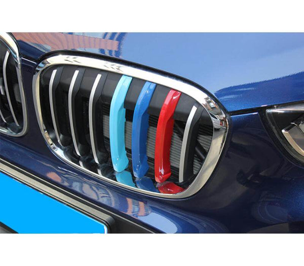 (3pcs per Set) Pinalloy ABS Car Grill Buckle Cover Decoration Strips Front Frame Sticker For BMW - Pinalloy Online Auto Accessories Lightweight Car Kit 