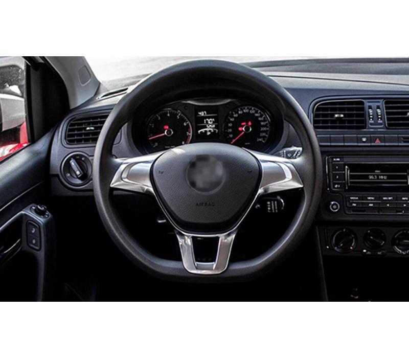 Pinalloy ABS Steering Wheel Trim Cover for Volkswagen VW Golf MK7 Polo 2014 2015 - Pinalloy Online Auto Accessories Lightweight Car Kit 