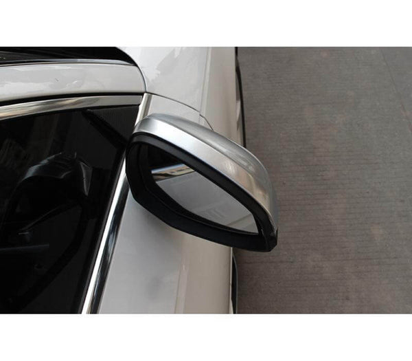 (Set of 2) Pinalloy CNC Alloy Metal Side Door Mirror Cover Trim For Audi 2017 A4L A5 B9 - Pinalloy Online Auto Accessories Lightweight Car Kit 