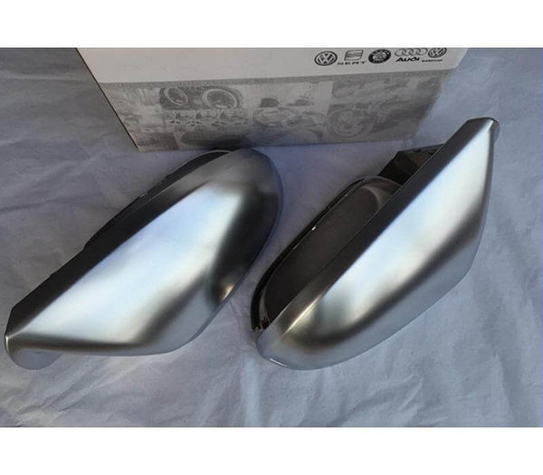 (Set of 2) Pinalloy CNC Alloy Metal Side Door Mirror Cover Trim For Audi 2012-15 A6L S6 - Pinalloy Online Auto Accessories Lightweight Car Kit 