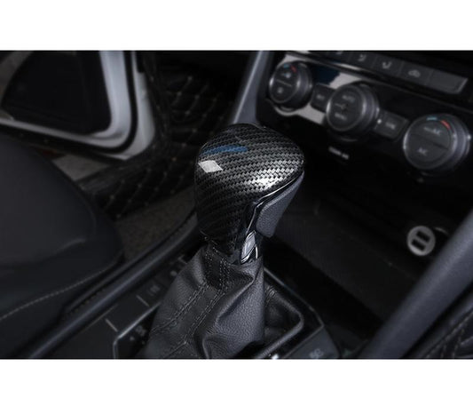 Pinalloy Real Carbon Fiber DSG Shift Knobs Emblem Badge For VolksWagen VW Tiguan MK2 2016 2017 2018 - Pinalloy Online Auto Accessories Lightweight Car Kit 