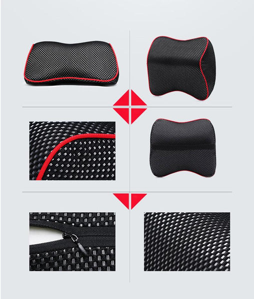 Pinalloy Interior Memory Cotton Headrest Neck Pillow with Cervical Protect - Pinalloy Online Auto Accessories Lightweight Car Kit 