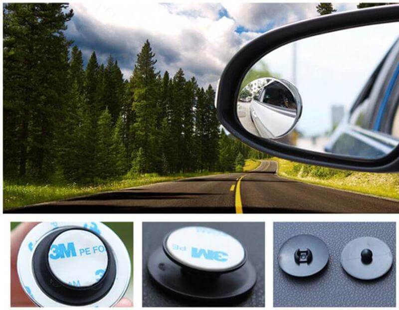 Universal Safety Blind Spot Stick-On Car Mirror Accessories
