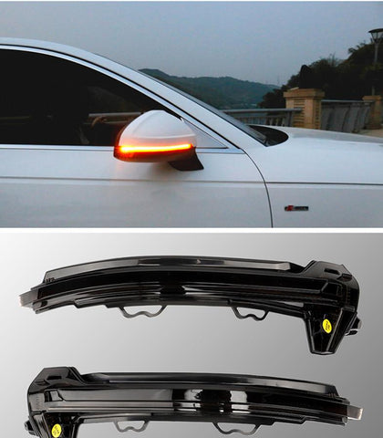 OEM Side Mirror Sequential Blink Turn Signal Light for Audi A4 B9 2017-up - Pinalloy Online Auto Accessories Lightweight Car Kit 