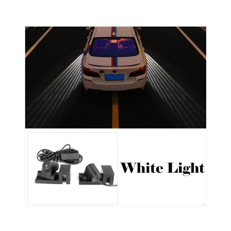 (Set of 2pcs) OEM DIY Universal LED Laser Ghost Shadow Door Step Courtesy Welcome Light Lamps - Pinalloy Online Auto Accessories Lightweight Car Kit 