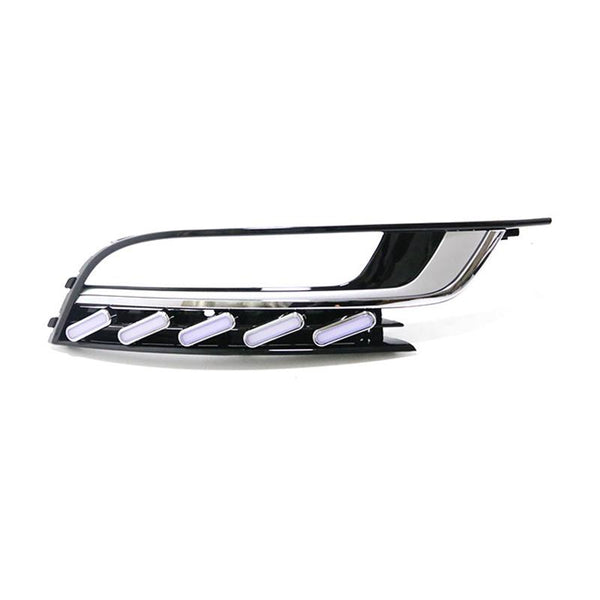 Pinalloy Fog Light Trim with Sequential Blink Turn Signal Light for VW Volkswagen Passat CC 2013-2018 - Pinalloy Online Auto Accessories Lightweight Car Kit 