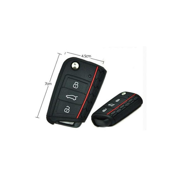 Pinalloy Silicone Key Cover Case Skin Key Fob for Volkswagen VW Golf 7 MK7 - Pinalloy Online Auto Accessories Lightweight Car Kit 