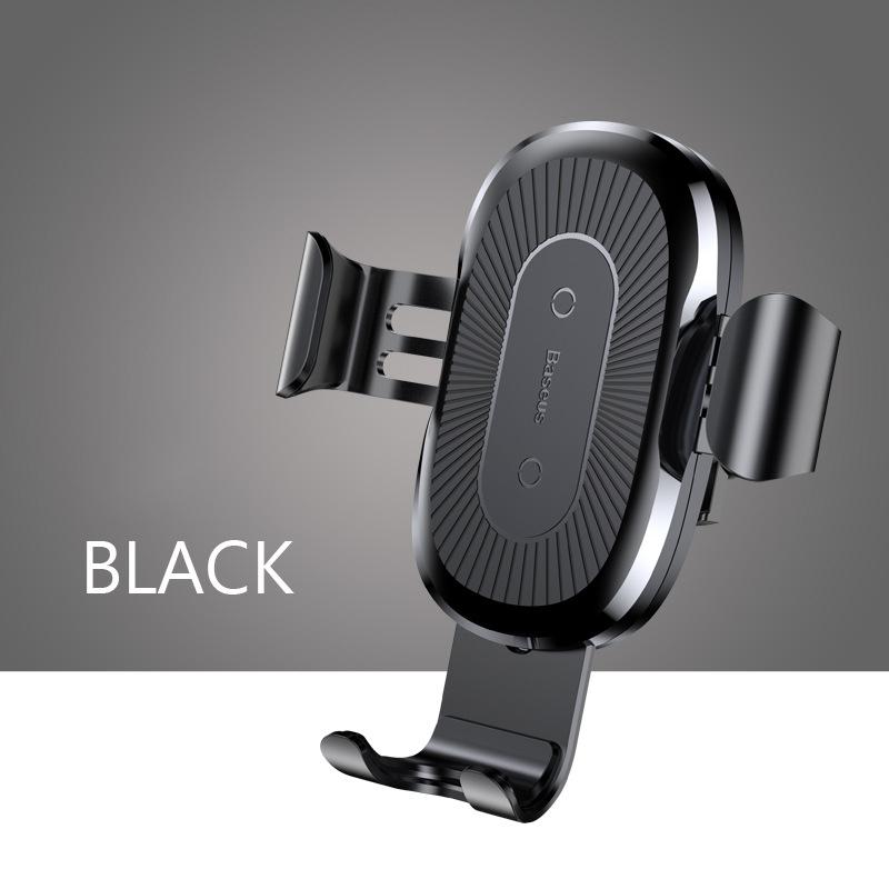 Pinalloy Wireless Charging Auto Open Phone Holder Mount Stand Cradle Car Charger for iPhone x/8/8+ Galaxy S7 S7+ S8 S8+ S9 S9+ Note 8 Note 9 - Pinalloy Online Auto Accessories Lightweight Car Kit 