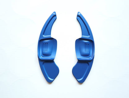 Pinalloy Blue DSG Paddle Shifter Extension for Volkswagen Tiguan L Teramont PHIDEON C-TREK (Ver.2) - Pinalloy Online Auto Accessories Lightweight Car Kit 