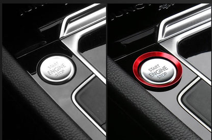 Pinalloy Car Start Engine Stop Button Cover Trim For VW Golf 7 MK7 GTI R Jetta CC Arteon - Pinalloy Online Auto Accessories Lightweight Car Kit 