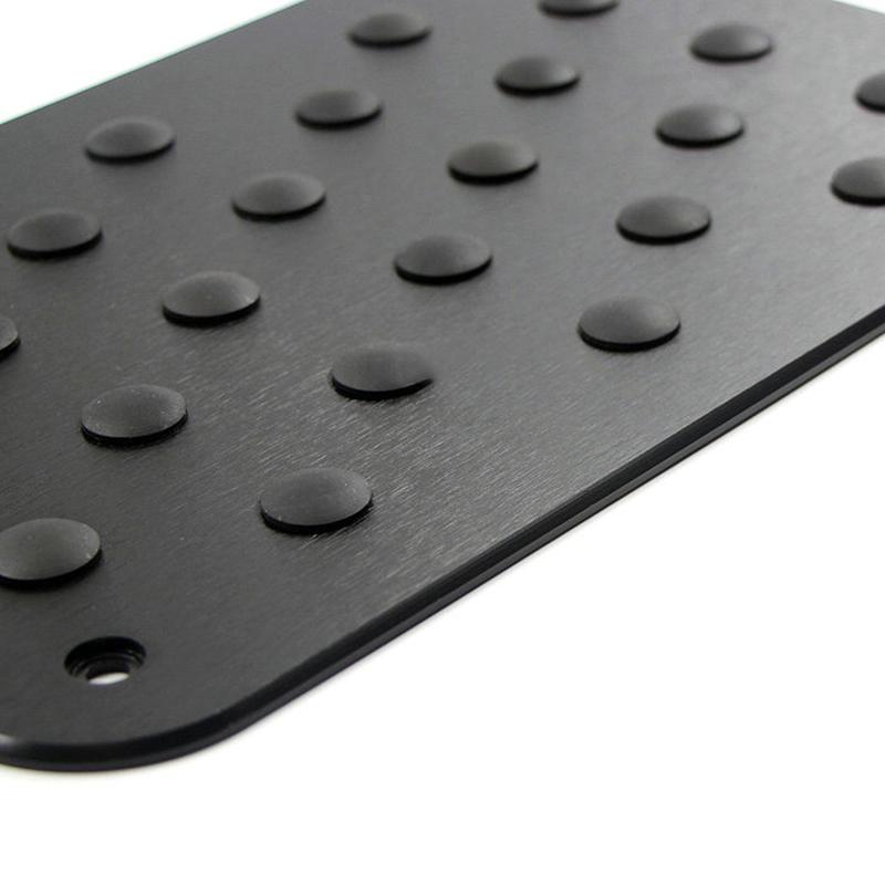 Pinalloy Universal Car Auto Aluminum Floor Carpet Mat Pad Plate Pedal Foot Rest (Black) - Pinalloy Online Auto Accessories Lightweight Car Kit 