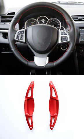 Pinalloy Red DSG Paddle Gear Shift Extension for SUZUKI 2014 - 2019 - Pinalloy Online Auto Accessories Lightweight Car Kit 
