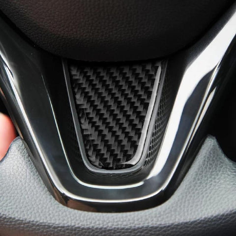 Carbon Fiber Steering Wheel Molding Stickers for Honda Fit/Jazz 2014-18 - Pinalloy Online Auto Accessories Lightweight Car Kit 