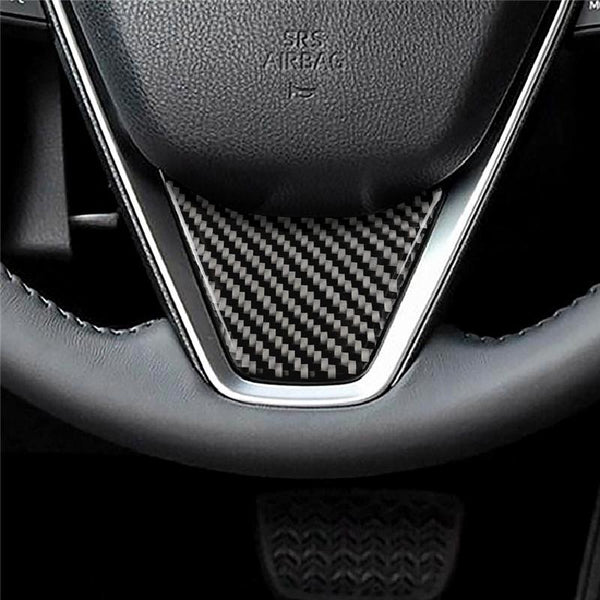 Carbon Fiber Steering Wheel Molding Stickers for Toyota Camry 2018 - Pinalloy Online Auto Accessories Lightweight Car Kit 
