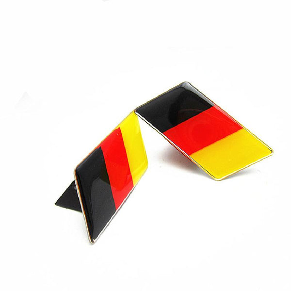 Emblem Grille Germany Flag Badge For VW Models - Pinalloy Online Auto Accessories Lightweight Car Kit 