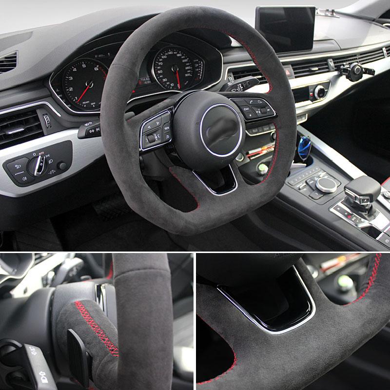 Pinalloy Synthetic Cashmere Steering Wheel Cover for Audi A4L - Pinalloy Online Auto Accessories Lightweight Car Kit 