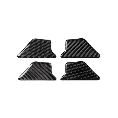 (4pcs per Set) Carbon Fiber Interior Door Handle Cover Sticker for A3 S3 8V 2014 - 2019 - Pinalloy Online Auto Accessories Lightweight Car Kit 