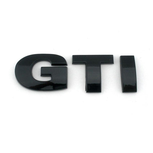 GTI Wording Emblem Chrome Stickers Mark Metal Lappet Decals Labeling - Pinalloy Online Auto Accessories Lightweight Car Kit 