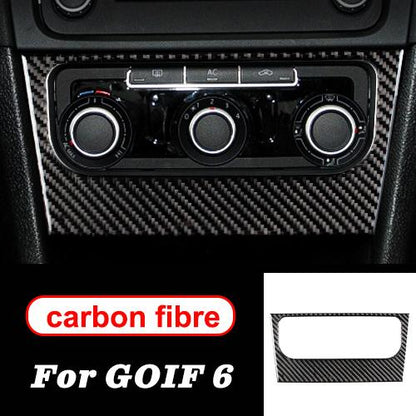Pinalloy Glue Carbon Fiber Inner Deco for VW golf 6 GTI R MK6