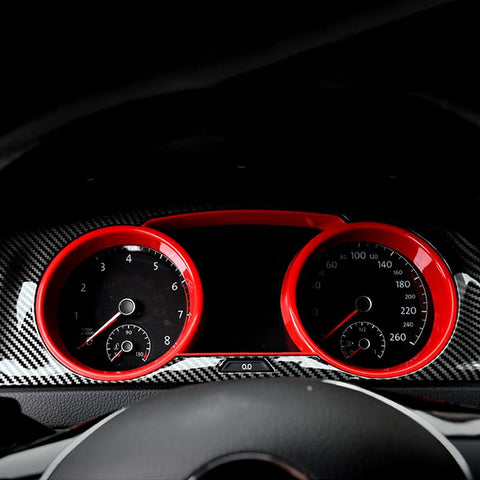 Pinalloy Red ABS Dashboard Panel Frame Trim for VW MK7 MK7.5