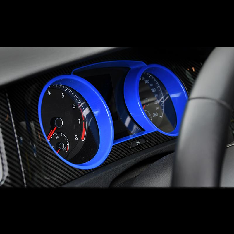 Pinalloy Blue ABS Dashboard Panel Frame Trim for VW MK7 MK7.5