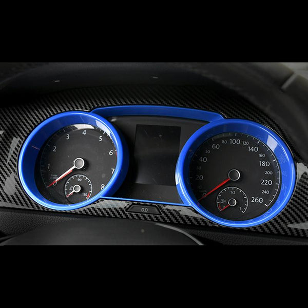Pinalloy Blue ABS Dashboard Panel Frame Trim for VW MK7 MK7.5
