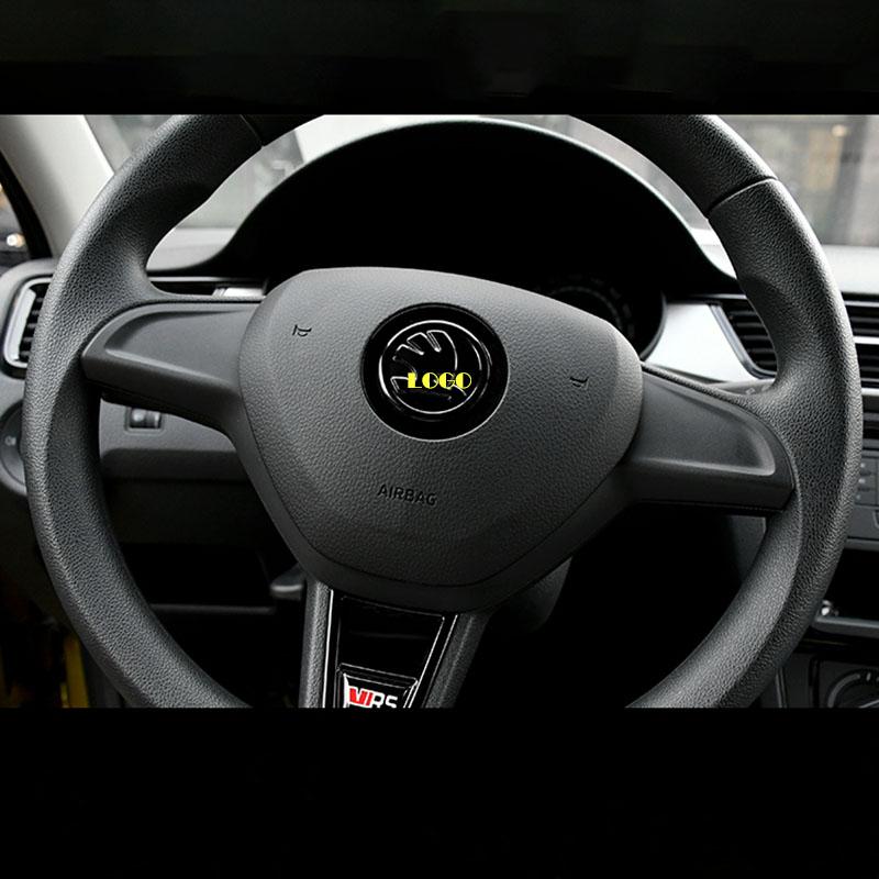 Pinalloy ABS Interior Steering Wheel Emblem for Skoda Octavia Model