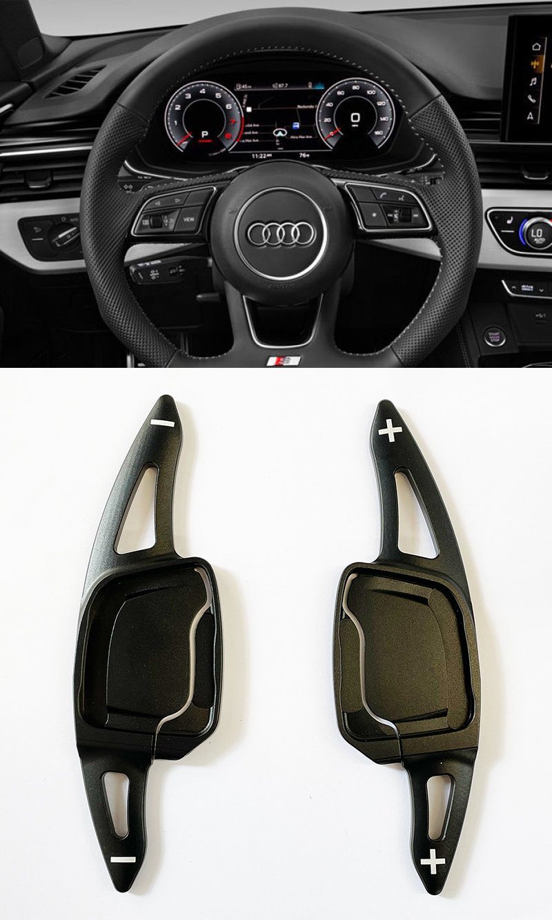 Audi A4 B8 - Adding PINALLOY steering paddle shifter extensions 