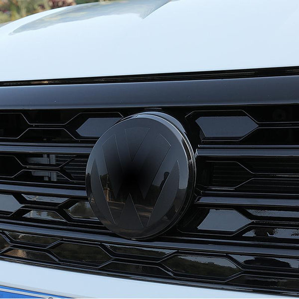 ABS Made Front Black Emblem Badge Stickers For 2019 - 2021 VW Sagitar