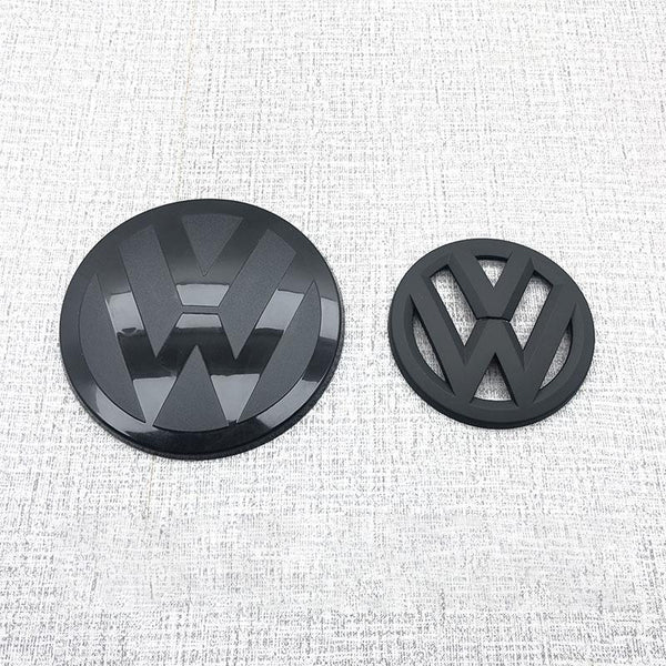 ABS Made Front and Back Black Emblem Badge Stickers For 2019-20 Polo