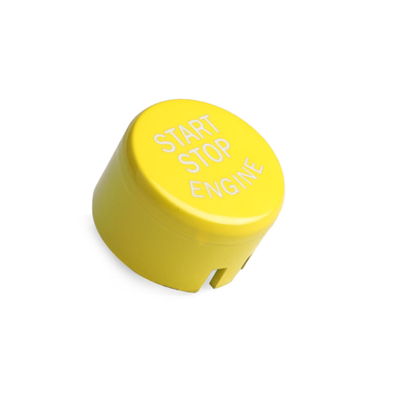 Yellow Switch and Starter Button Frame Button Cap Covers Mod For BMW M3 M4 F80 F82 F83 X5M X6M