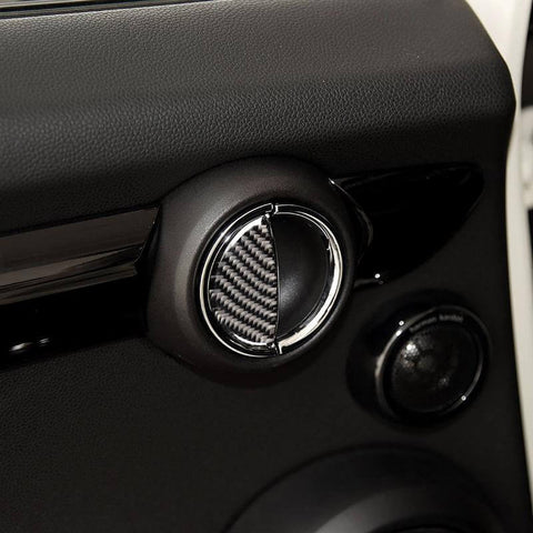 (2pcs per set) ABS Interior Carbon Fiber Door Handle Sticker Decals Trim For MINI Cooper R55/R56/R60/R61 Clubman Countryman F55 F54 F60 (Ver.1)