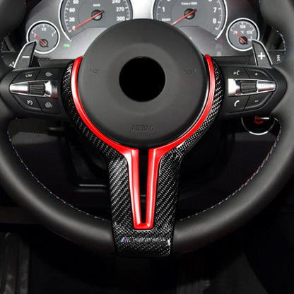 Pinalloy Carbon Fiber Steering Wheel Trim for Bimmer M Series M2 F80 F82 F10 F06 F12 F13 F15 F16
