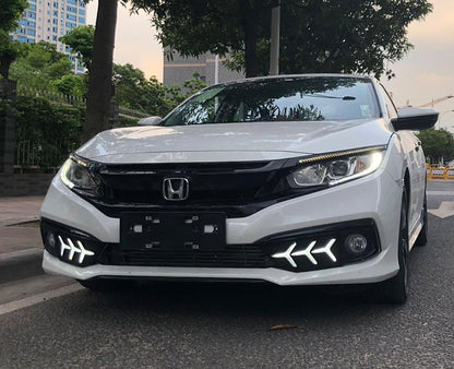 LED Daytime Running Lights DRL With Turn Signal Light for Honda Civic 2019-2021