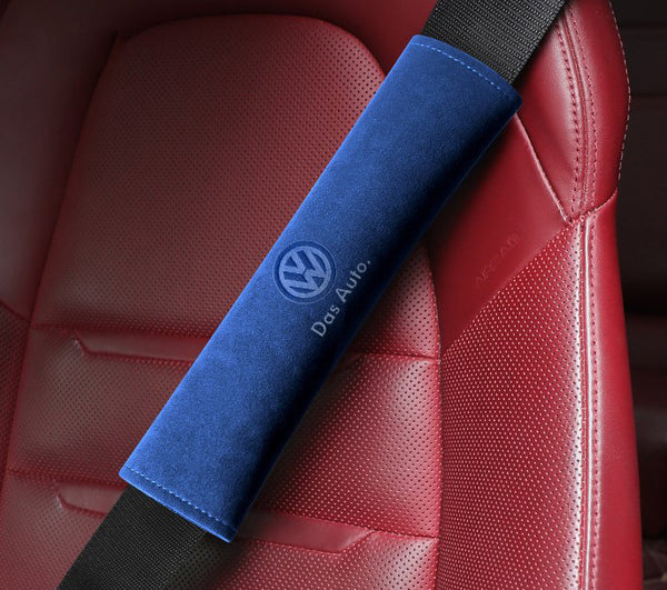 Pinalloy Alcantara Seat Belt Cover for VW Golf MK7 MK8 Polo GTI R Tiguan Arteon Sharan Touran ID3 ID4 ID5