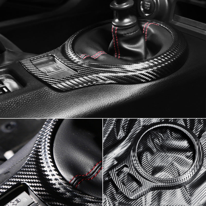 For Toyota GT86 Scion FRS Subaru BRZ ABS Carbon Fiber Steering Wheel Cover