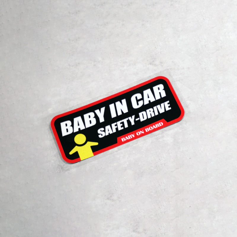 Pinalloy Gag Style Sticker Baby In Car Safety-Drive