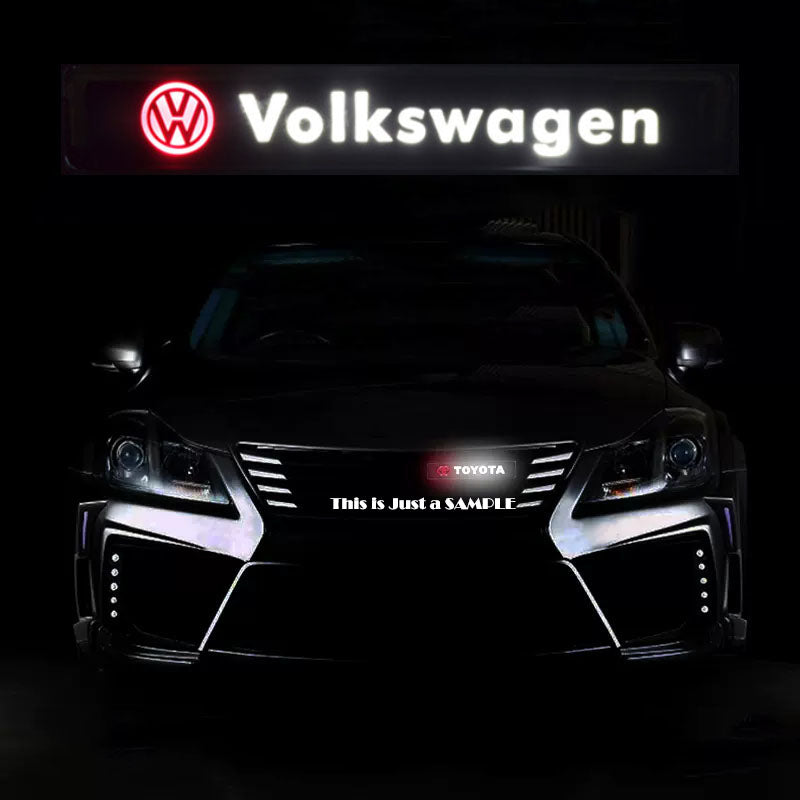 Car logo light-emitting lights LED lights Front Emblem for VW Models