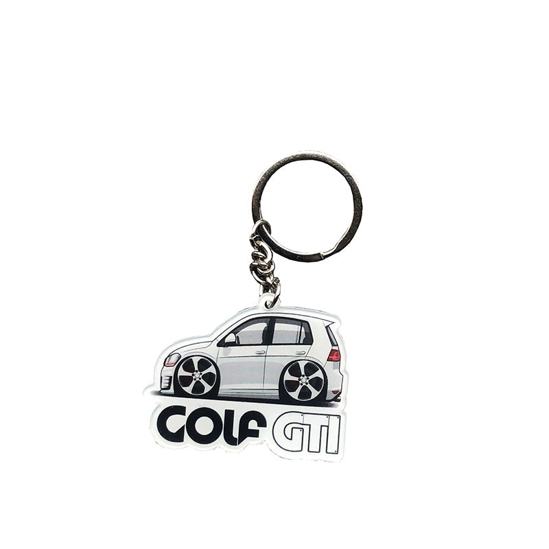 Pinalloy Car key Chain For Volkswagen GOLF GTI
